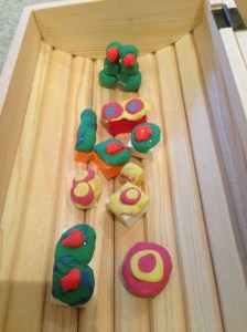 lego and play dough, 2015